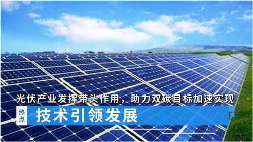 技術(shù)引領(lǐng)發(fā)展,光伏產(chǎn)業(yè)發(fā)揮帶頭作用,助力 雙碳 目標(biāo)加速實(shí)現(xiàn)